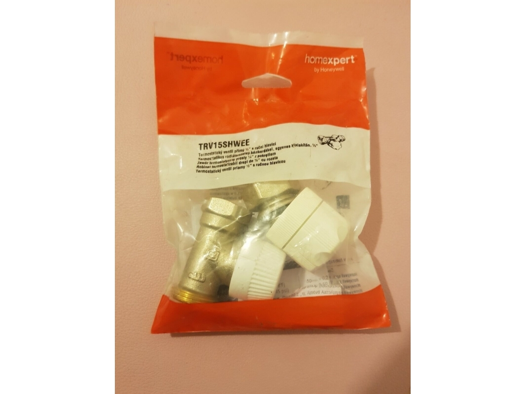Termostatventil 1/2 med vred HOMEXPERT by Honeywell ZAW.TERMOSTAT PRO 1/2+POKRETLO (DWZ) | VVS Artiklar - Ventiler - Radiatorventiler | GameStuff