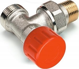 Vinkel 1/2 - 3/4 Euro Term. Ventil Med Forindstilling M30 Comap