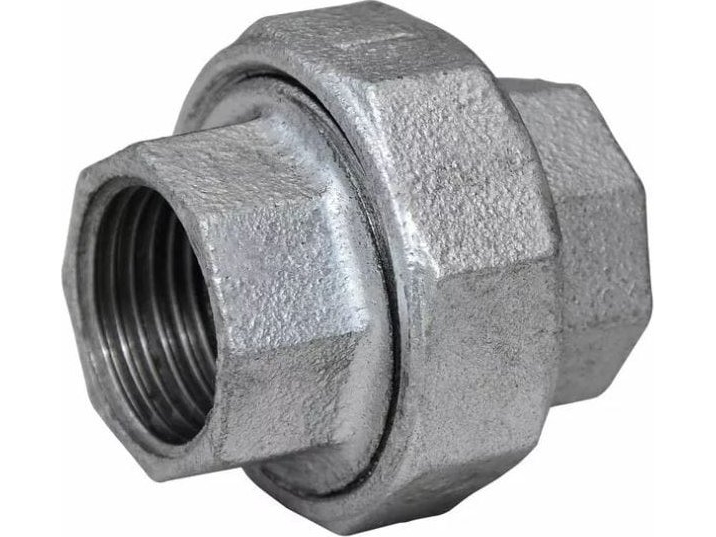 Sanha Skruefitting Flad Gw Type U1 Galvaniseret 3/4