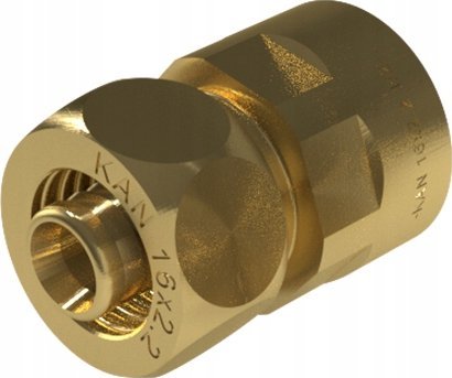 KAN-therm mässingskoppling skruvad GW UltraLine 14 G1/2 KAN-THERM | VVS Artiklar - Uppvärmning - Tillbehör | GameStuff
