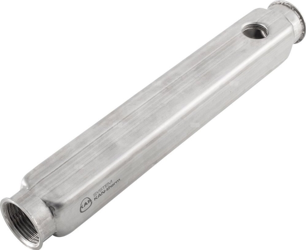 Ruostumattomasta teräksestä valmistettu palkki, jossa tuuletusaukkojen väli 50 mm - 2 piiriäKAN-THERM