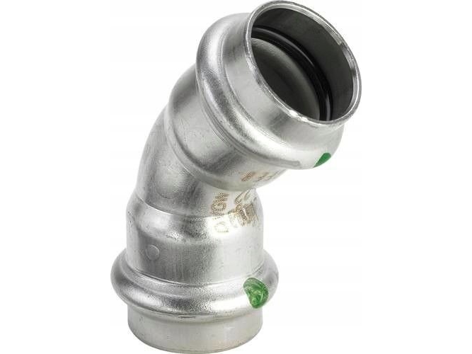 Viega Sanpress Inox böjning 45° 18 Rostfritt stål/blank, 435783 | VVS Artiklar - Rör & Kopplingar - Tryckrör och rördelar | GameStuff