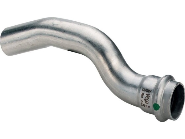 VIEGA Sanpress Inox overbøjning 18 mm muffe-nippel