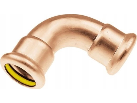 KAN-therm 90° knæ i kobber gas - 15 (S)KAN-THERM