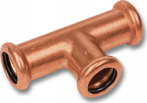 T-stykke 18x15x15 mm - Cu press. M og V bakker | VVS Artiklar - Rör & Kopplingar - Kopparrör och rördelar | GameStuff