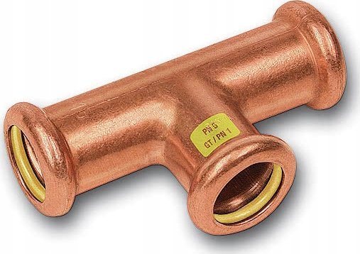 SANHA T-stycke 3xP 22x18x15 SANHA-Press Gas
