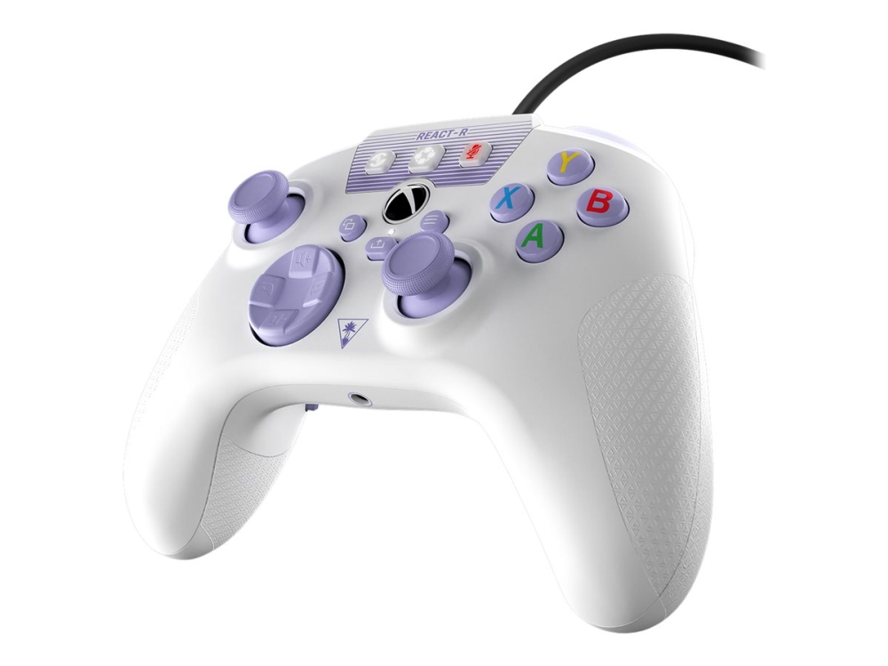 Turtle Beach React R Gamepad Kablet Hvid Lilla For Microsoft Xbox Series S Microsoft Xbox Series X Microsoft Xbox One Pc