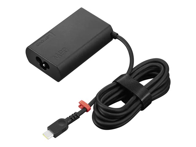 Lenovo - USB-C strömadapter - AC 100-240 V - 65 Watt - svart | Datorkomponenter - Nätaggregat - Övriga nätaggregat | GameStuff