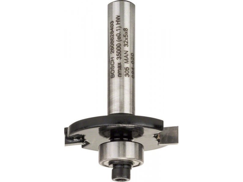 Bosch SKIVENOTFRÆSER HM 8MM Ø32X5X51MM | Elverktyg - Tillbehör - Tillbehör till Handoverfräs | GameStuff
