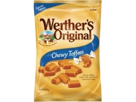 Caramels Werther"s Toffees, 1 kg'