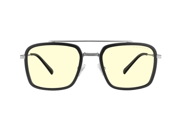 Gunnar Optiks EDI-12301, Unisex, Torg, Rostfritt stål, Rostfritt stål, Bärnsten, 5,5 cm | Spel - Gaming kläder - Gaming glasögon | GameStuff