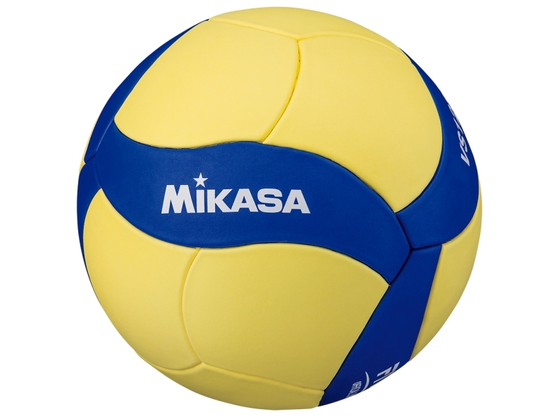 MIKASA VS123W-SL, 220 g, Blå, Gul, Skum, 65 - 67 cm, 18-panel ball, inomhus | Sport & Träning - Sportutrustning - Volleyboll | GameStuff