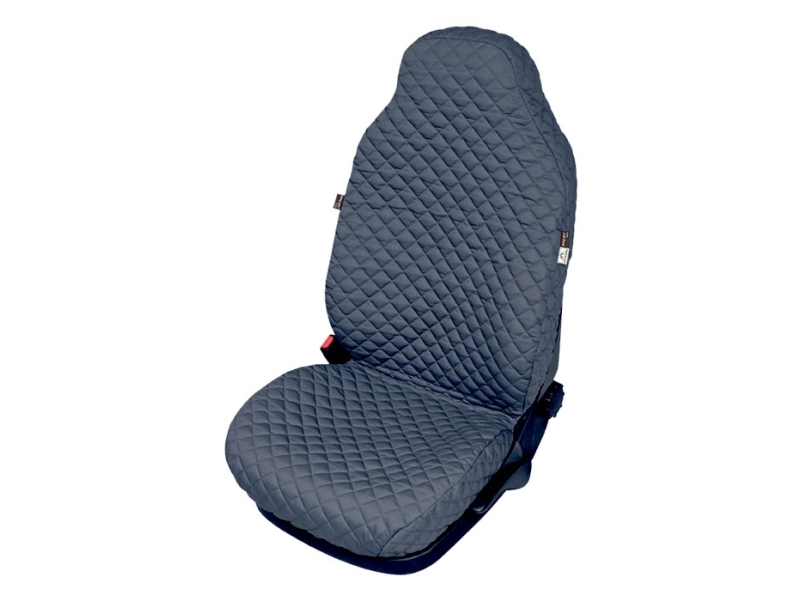 Universalt sædeovertræk i bomuld, grå