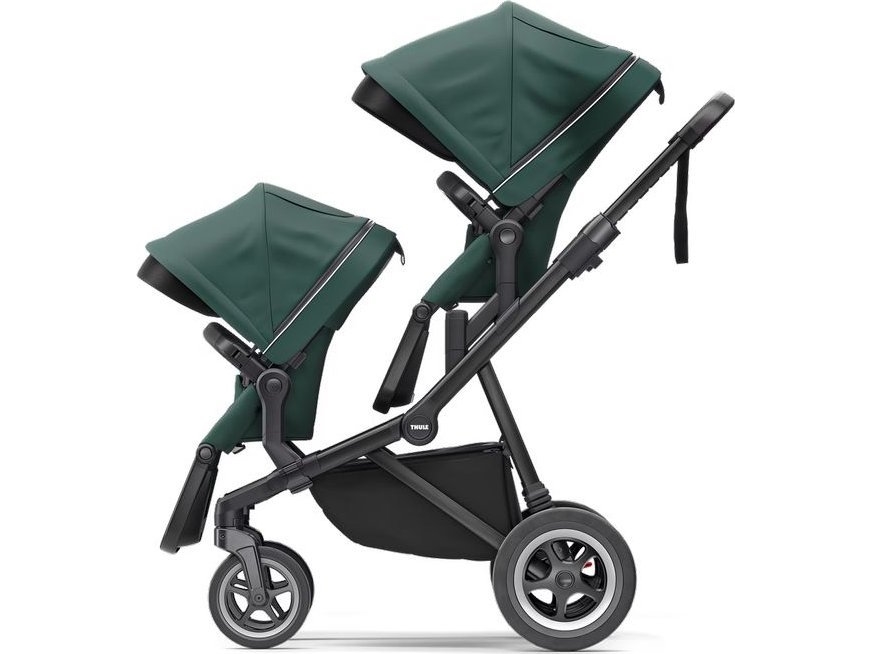 Wózek Thule Thule Sleek Stroller+Carry Cot, Mallard Green/Black, 11000028