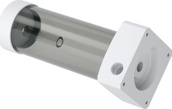 Barrow reservoar till pump/bak 164 mm DDC, akryl - vit | Datorkomponenter - Vattenkylning | GameStuff