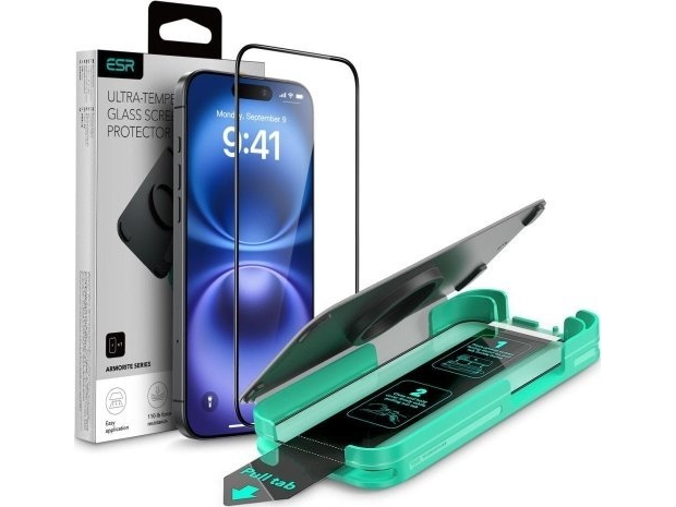 Esr Armorite Panzerglas Mit Applikator Für Iphone 16 Pro