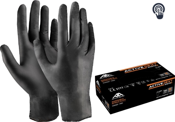 Xqisit Active Gear Nitrile Gloves Xl 100 Pcs.