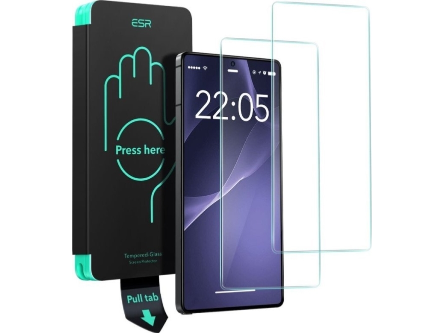 Esr Grūdinto Stiklo Apsauginė Ekrano Plėvelė Samsung Galaxy S25 Ultra (2 Vnt., Skaidri)