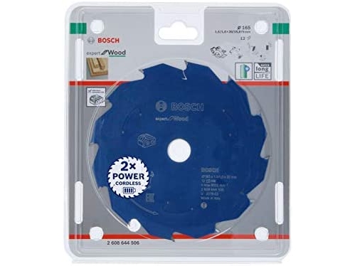 Expert for Wood-sirkelsagblad for batteridrevne sager 165x1,5/1x20 T12