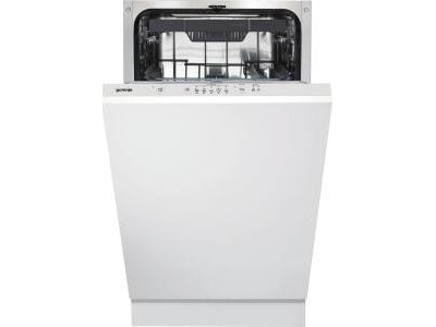 GV520E10S, Fullstendig innebygget, Slimline (45 cm), Hvit, Knapper, 3 kurver, Rustfritt stål