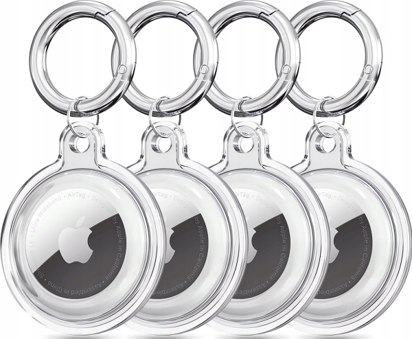 Tech-Protect Hülle Icon Apple Airtag Clear [4Er-Pack]
