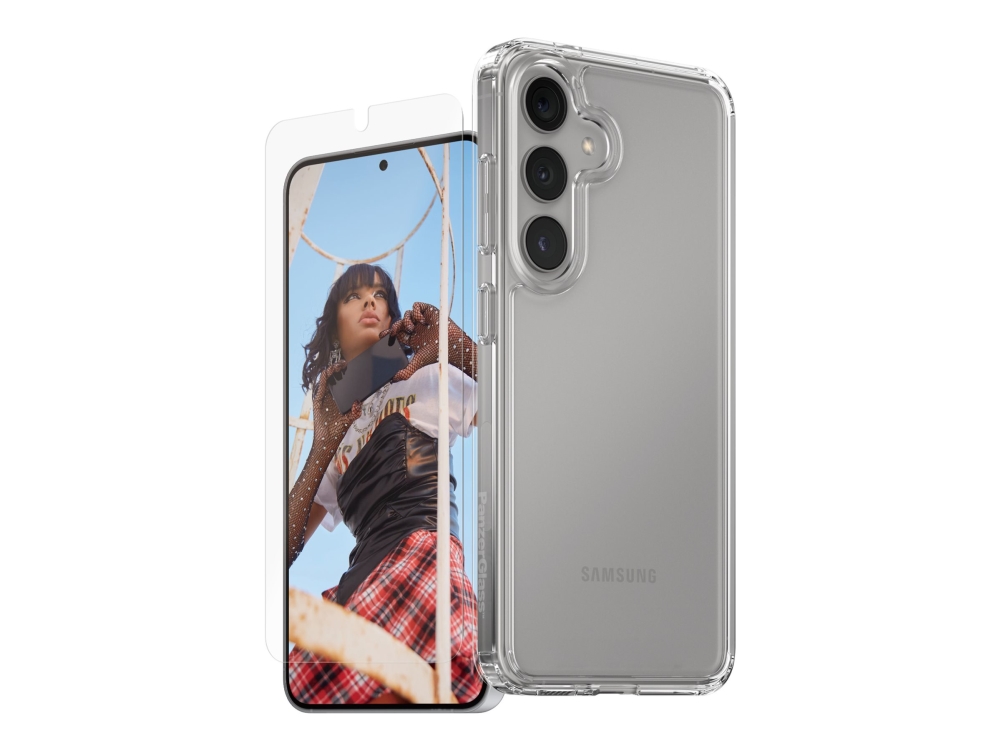 Panzerglass Care By 2-In-1 Set Samsung Galaxy S25, Samsung, Samsung - Galaxy S25, Trockene Anwendung, Kratzresistent, Schockresistent, Transparent