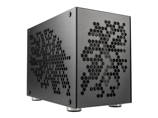 Kolink Rocket Heavy Vented, Midi Tower, Pc, Schwarz, Grau, Itx, Aluminium, Gehärtetes Glas, 8,5 Cm