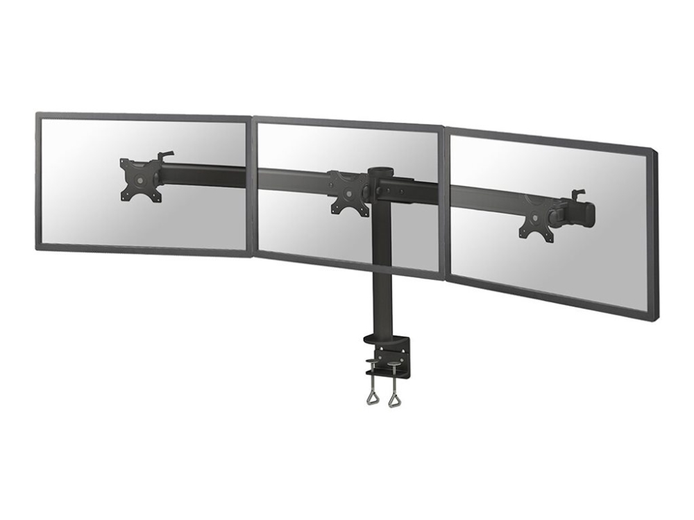 Neomounts Fpma D700d3 Monteringssæt For 3 Lcd Skærme Sort Skærmstørrelse: 10 " 27 " Klemmemonterbar Skrivebordsmonterbar