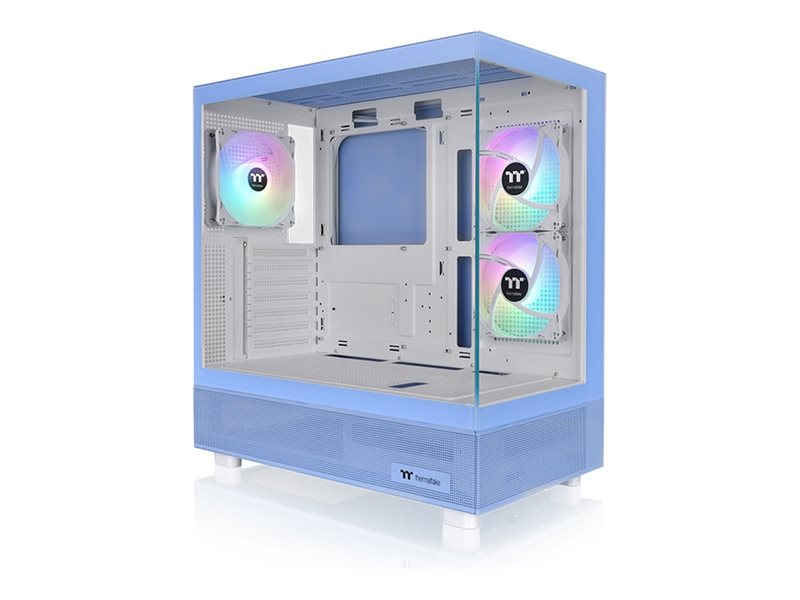 Thermaltake View 270 Plus Tg Argb Hydrangea Blue, Midi Tower, Pc, Blau, Atx, Eatx, Micro Atx, Mini-Itx, Spcc, Gehärtetes Glas, Gaming
