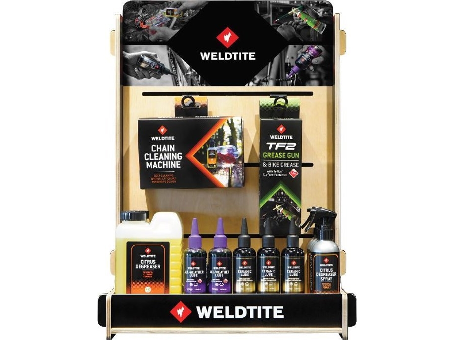 Weldtite Display butikskræmper DRIVETRAIN SHOP STAND, sæt 21 stk. Weldtite Drivetrain (NEW)