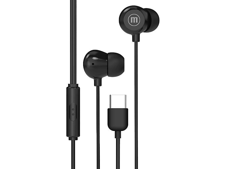 Maxell Usb-C In-Ear-Kopfhörer Eaphones In-Bax Black 348594