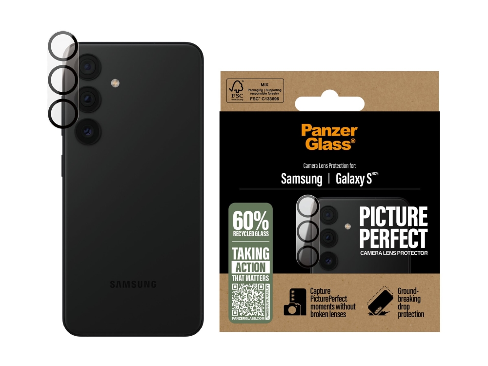 Panzerglass Pictureperfect - Objektiv Beskyttelse For Mobiltelefon - For Samsung Galaxy S25