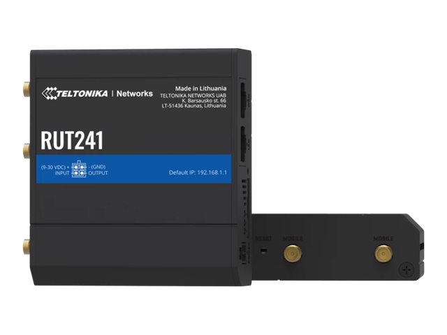 Teltonika RUT241 - Trådlös router - WWAN 2,4 GHz - 2G, 3G, 4G - DIN-skenmonterbar | Datorer & Surfplattor - Stationära datorer - Raspberry PI | GameStuff