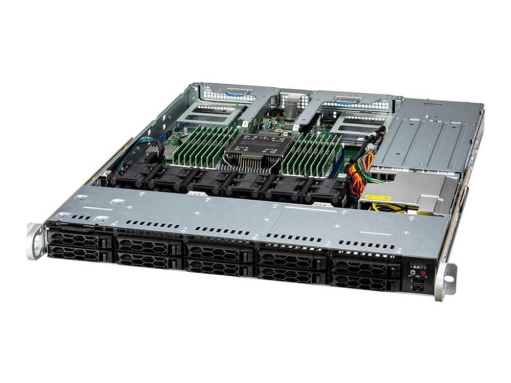 Supermicro Up Superserver 111c Nr Server Kan Monteras I Rack 1u 1 Vags 1 X Xeon Silver 4509y / Upp Till 4.1 Ghz Ram 16 Gb Sata/sas Hot