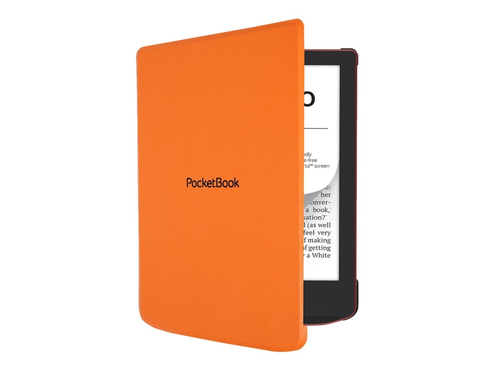 PocketBook - Vikbart fodral för eBook-läsare - PU imitationsläder, bomull, plast - orange - för PocketBook Verse, Verse PRO | TV, Ljud & Bild - Bärbart ljud & Bild - Tillbehör | GameStuff