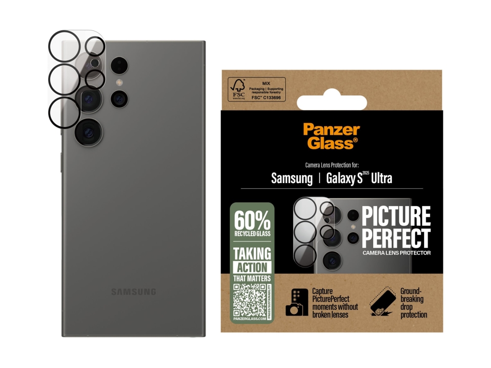 PanzerGlass PicturePerfect - Linsskydd för mobiltelefon - för Samsung Galaxy S25 Ultra | Tele & GPS - Mobil tillbehör - Övriga tillbehör | GameStuff