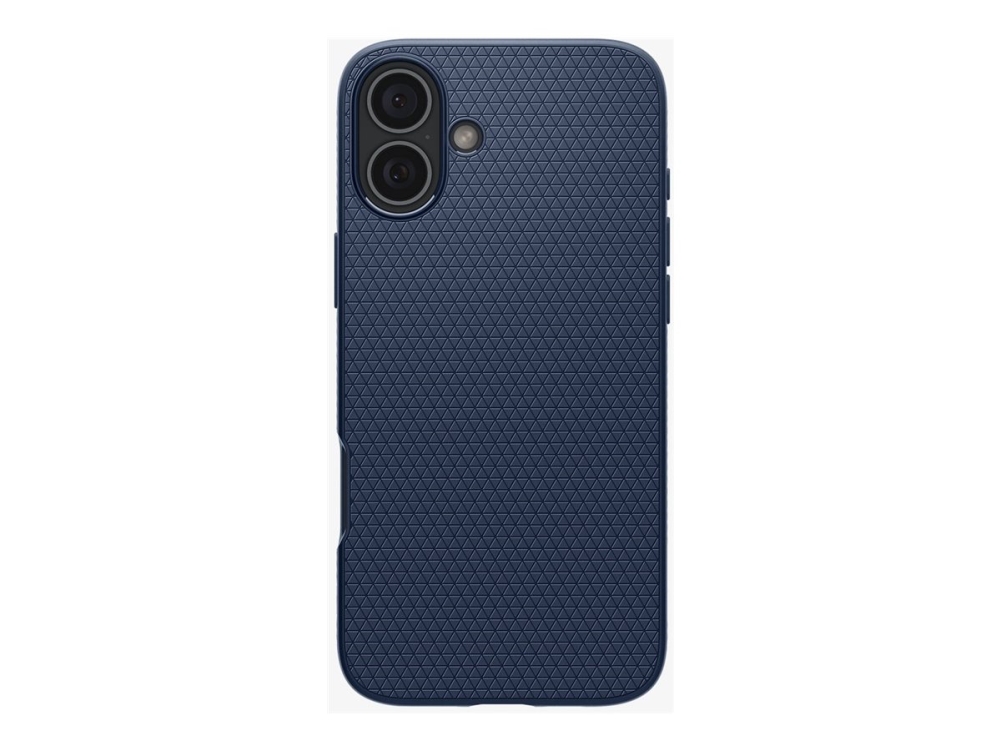Spigen Liquid Air - Bagsidecover til mobiltelefon - termoplastisk polyuretan (TPU) - marineblå - for Apple iPhone 16
