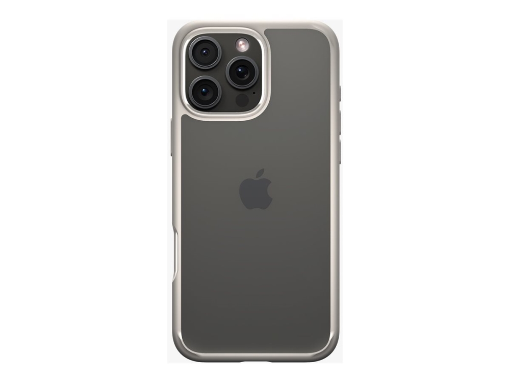 Spigen Ultra Hybrid, Cover, Apple, Iphone 16 Pro Max, 17,5 Cm (6.9"), Beige, Transparent