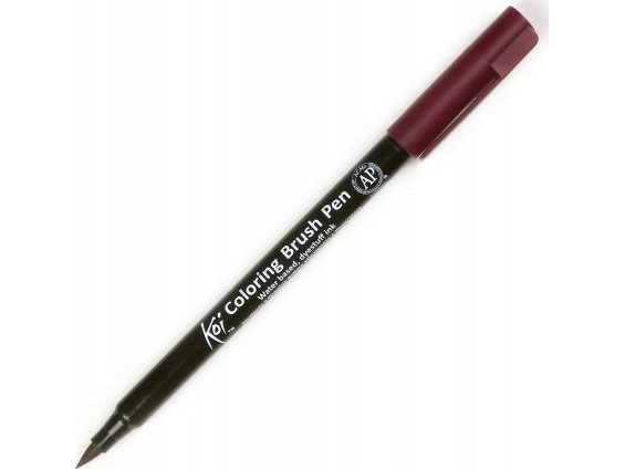 Bruynzeel Sakura Sakura Koi Brush Marker 22 Burgundy