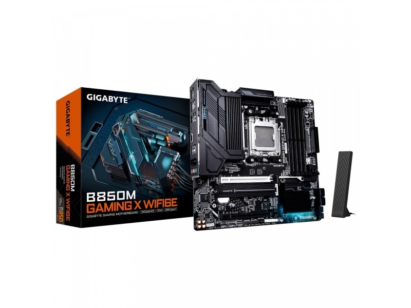 Gigabyte B850m Gaming X Wifi6e Amd Sokkel Am5 Amd Ryzen 7000 Series Amd Ryzen 8000 Series Amd Ryzen 9000 Series Sokkel Am5 Ddr5 Sdram 256 Gb