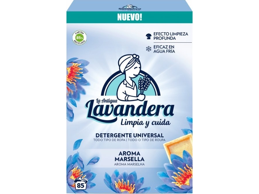 Washing Powder Lavandera 4.675 Kg Universal Flower Scented Blue
