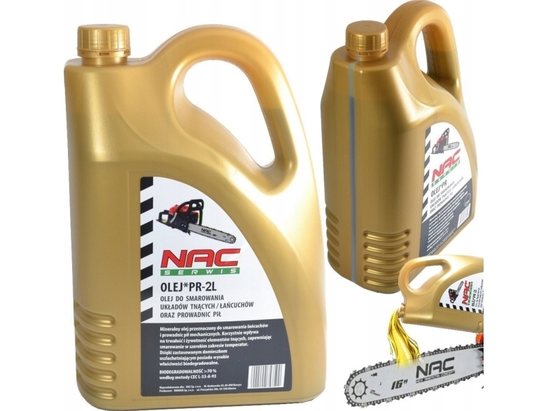 NAC SVÆRD- OG KÆDEOLIE 2L GULD