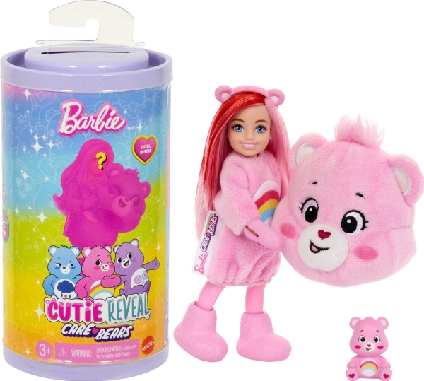 Mattel Barbie Chelsea Cutie Reveal Care Bears Überraschungsset (Jcn97)
