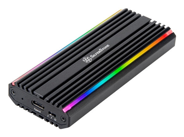 Silverstone Ms13, Ssd Kabinet, M.2, Pci Express 3.0, Serial Attached Scsi, 10 Gbit/Sek., Usb-Tilslutning, Sort