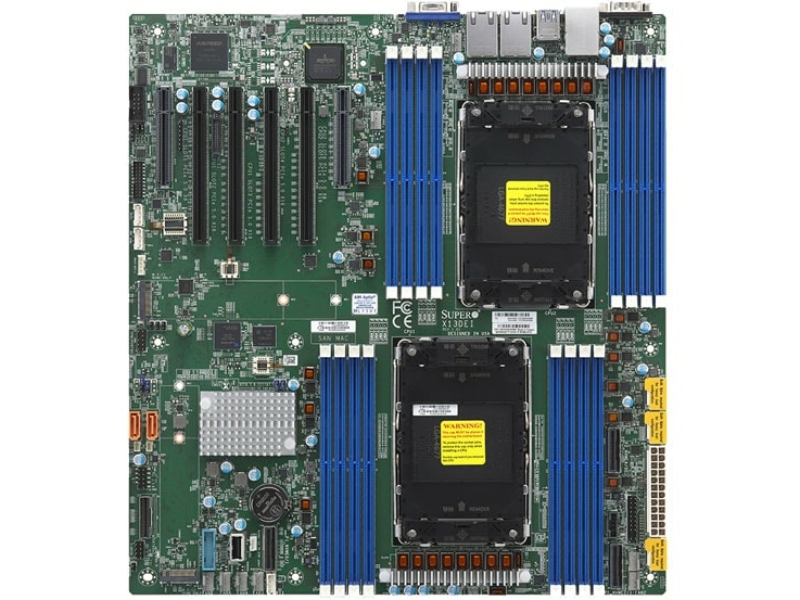 SUPERMICRO - Moderkort - utökad ATX - LGA4677 Socket-E - USB 3.2 Gen 1 | Datorkomponenter - Moderkort - Alla Moderkort | GameStuff
