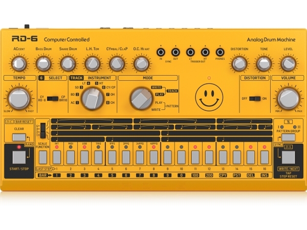 Behringer RD-6-AM, ?DC, 2 W, 9 V, 0,67 A, 305 mm, 165 mm | Hobby - Musikinstrument - Kontroller | GameStuff