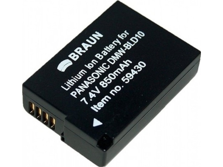 Batteri Braun Braun-Batteri Panasonic Bld10, 850Mah