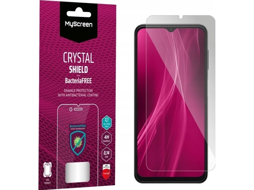 Myscreen Skydd Samsung Galaxy A03s Antimikrobiell Film Myscreen Crystal Shield Bacteriafree