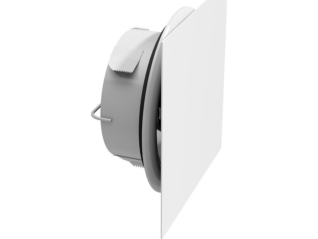 Lindab Airy frontplatta fyrkantig AIRYFP-SQUA 125 mm RAL9003 | VVS Artiklar - Ventiler - Kontraventil | GameStuff