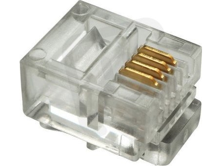 Solarix Connector Rj11 Cat3 Utp 6P4c Uskærmet Til Kabel